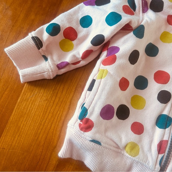 Hanna Andersson baby polka hoodie Size 12-18 months - Picture 3 of 6